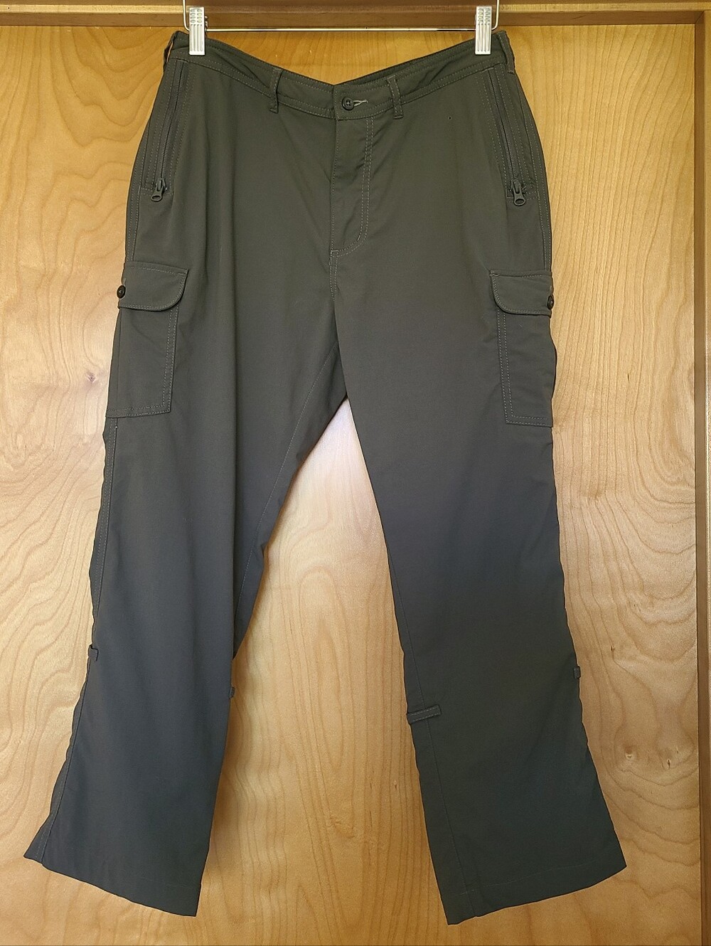 Clothing Arts Pick-pocket Proof Travel Pants, Gray, Size 8